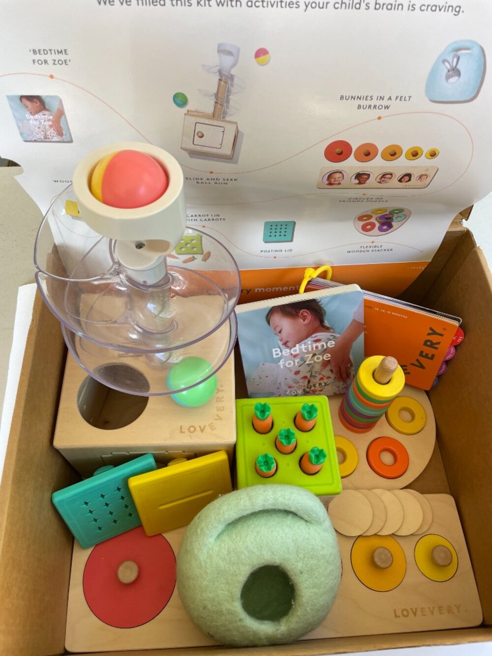 Lovevery The Babbler Play Kit (Months 13, 14, 15+)